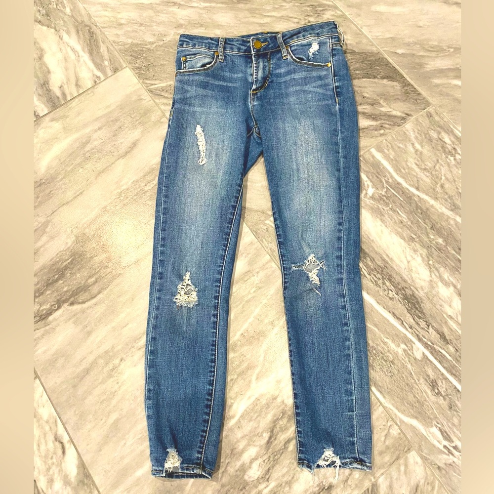 Articles of Society, stretchy cropped skinny jeans, 25